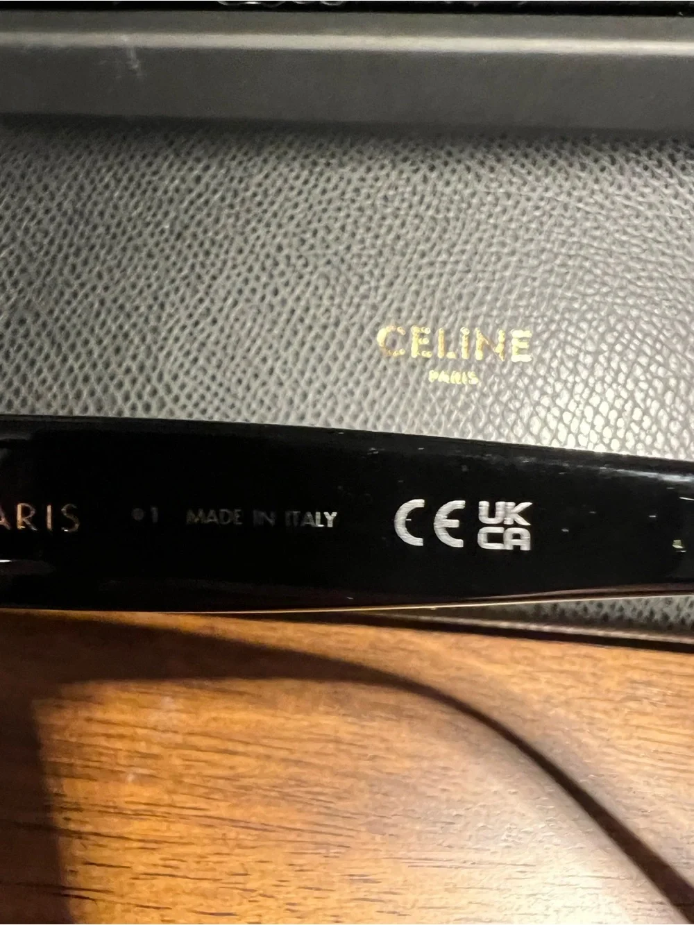 Celine Black Square Glasses - Celine